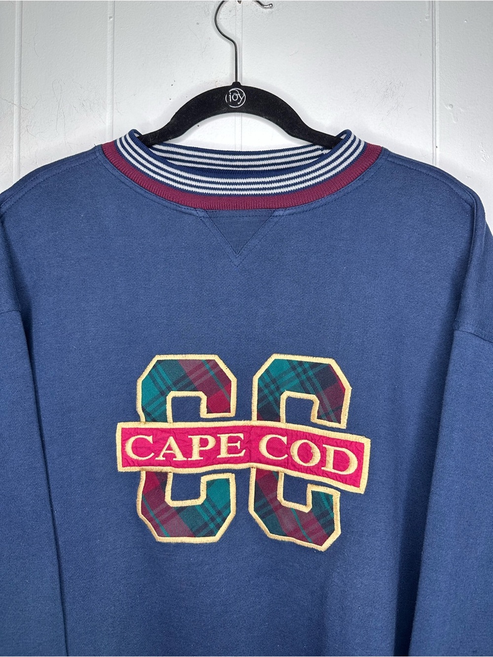 Vintage Cape Cod Navy Men's Crewneck Sweater - Picture 3 of 6